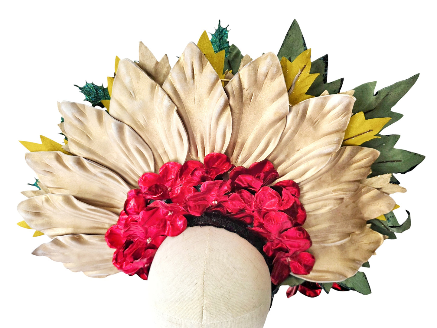 CHRISTMAS POINSETTIA HEADBAND