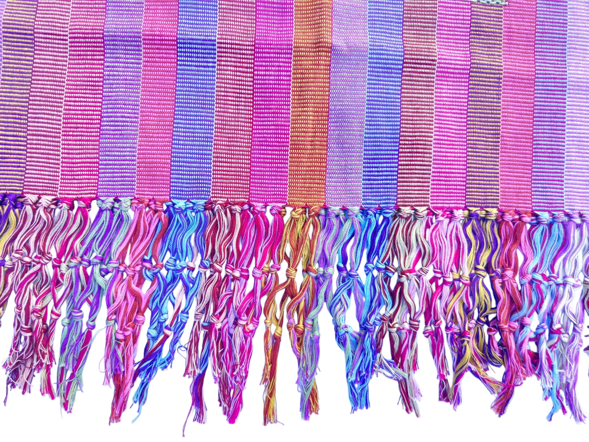 MEXICAN WAIST LOOM CRAFTED ITZEL HUIPIL