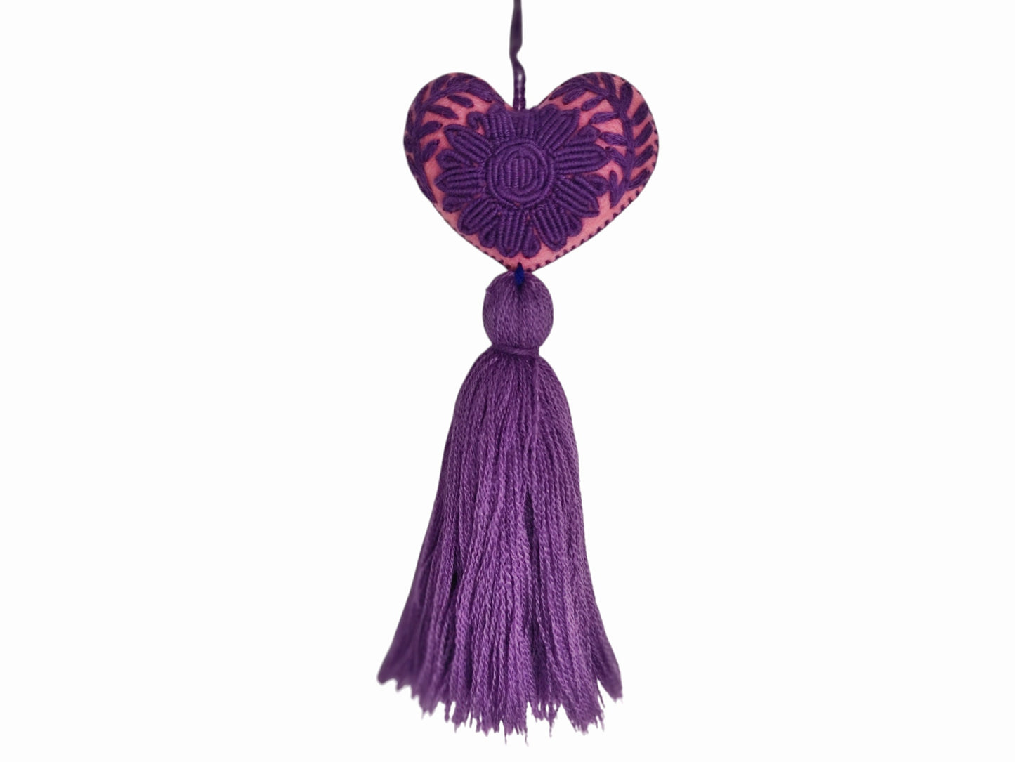 ROCOCO FELT HEART PENDANT