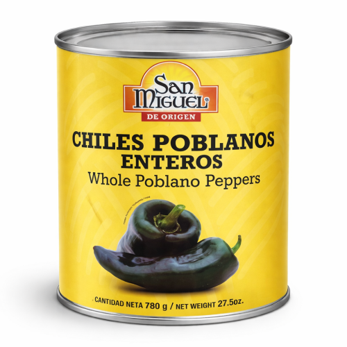 SAN MIGUEL POBLANO WHOLE PEPPERS 780G