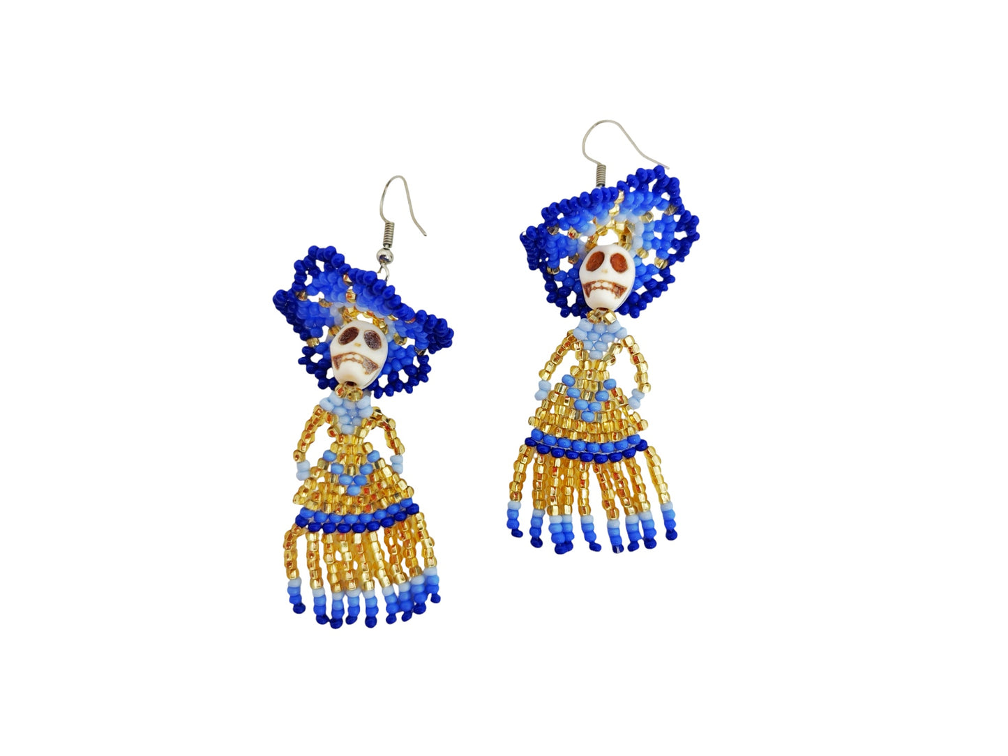 MEXICAN CATRINA EARRINGS SHORT