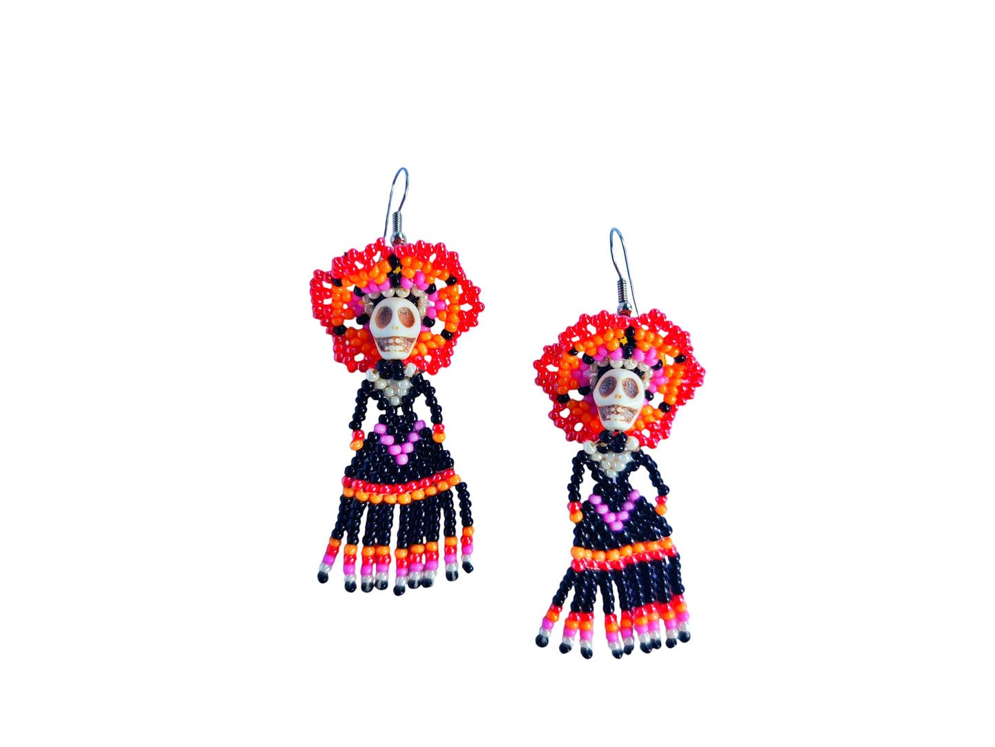 MEXICAN CATRINA EARRINGS SHORT