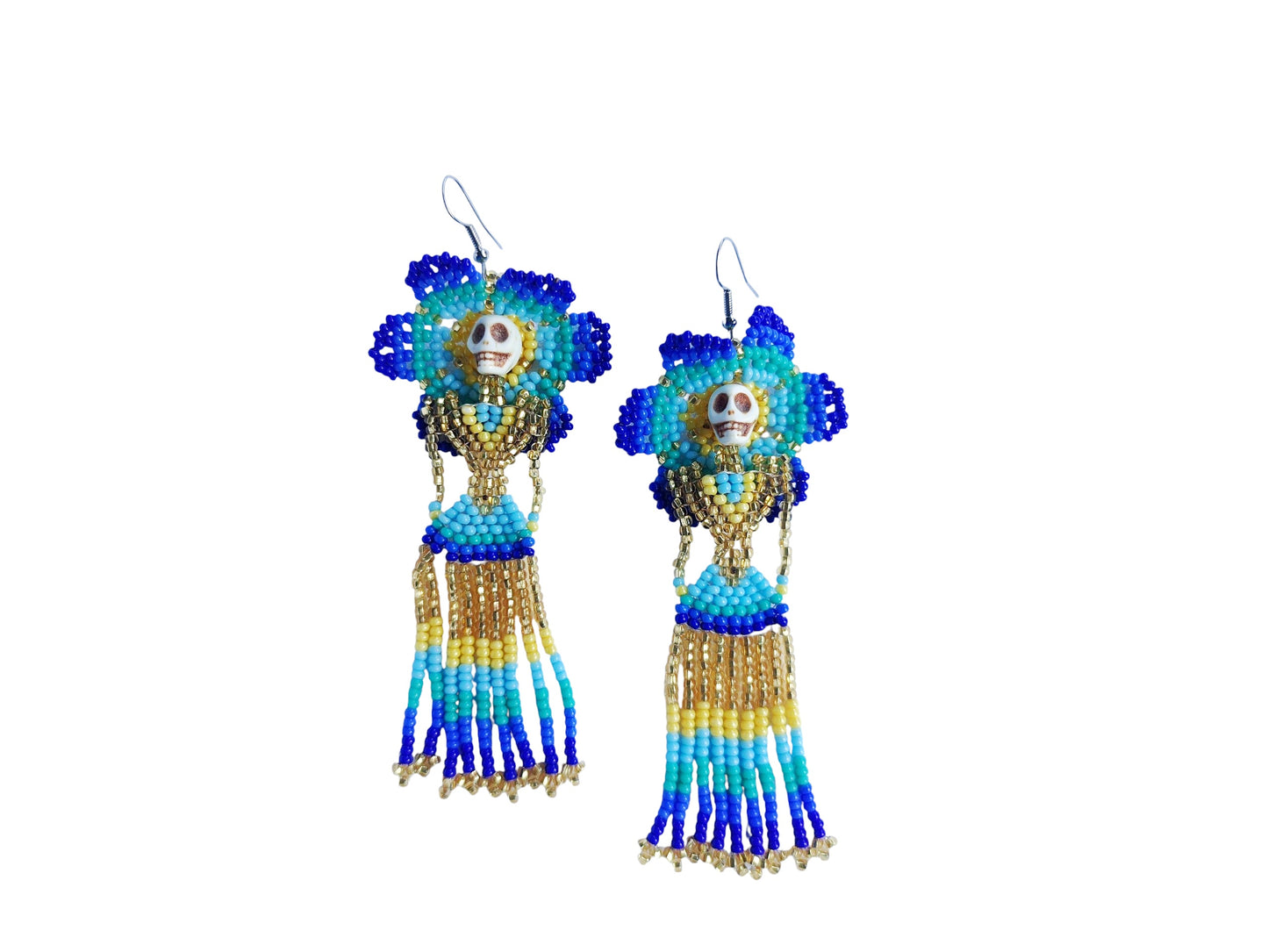 MEXICAN CATRINA EARRINGS LONG