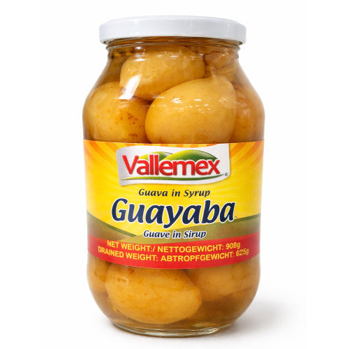 VALLEMEX GUAYABA 908G (MEXICAN GUAVA IN SYRUP)
