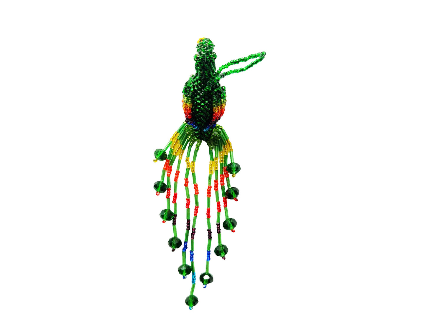 BEADED MACAW ORNAMENT