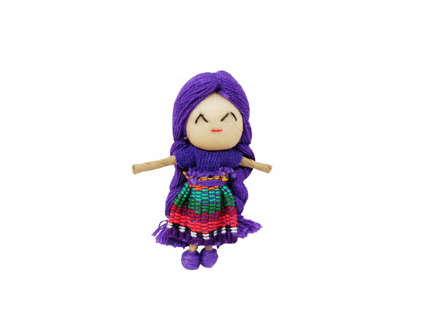 SWEET DOLL BROCH PIN IN A FABRIC BAG