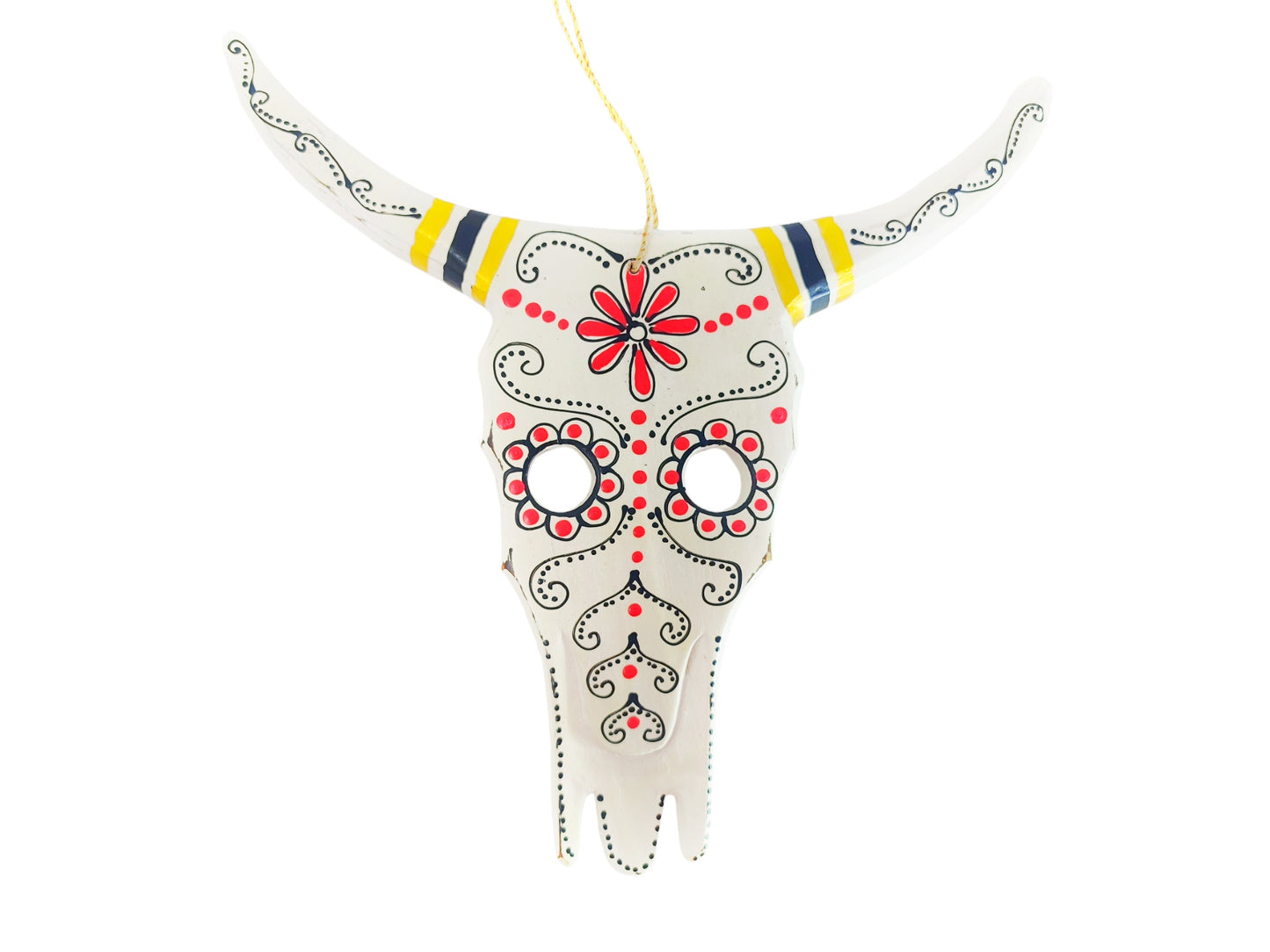 CANDY SKULL BUFFALO MASK