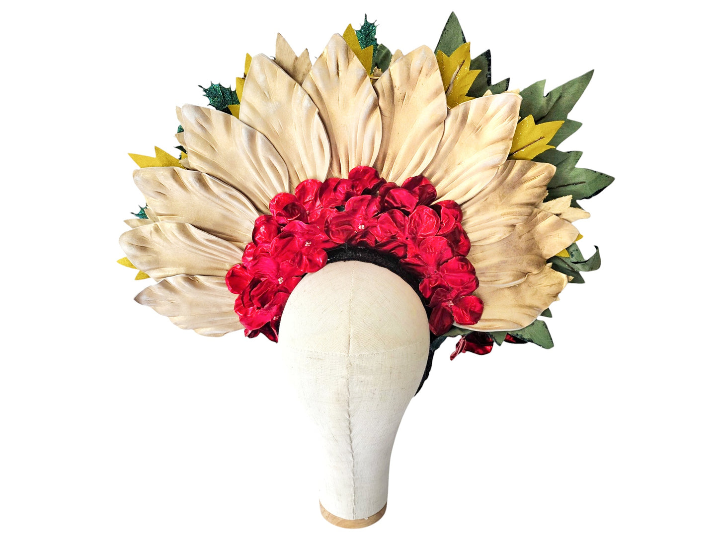 CHRISTMAS POINSETTIA HEADBAND