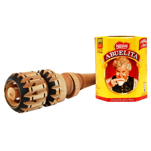 CHOCOLATE DRINK PACK WITH WOOD MOLINILLO