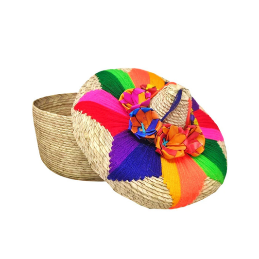RAINBOW PALM TORTILLA BASKET