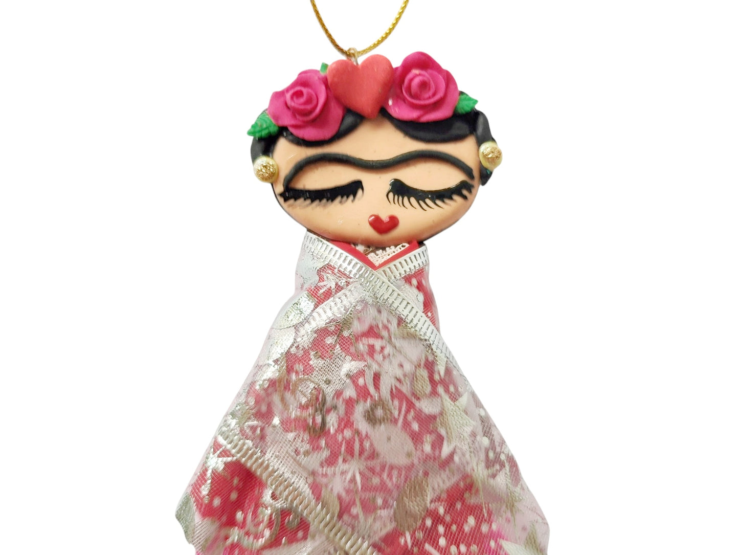 LITTLE FRIDA KAHLO HANGING ORNAMENT