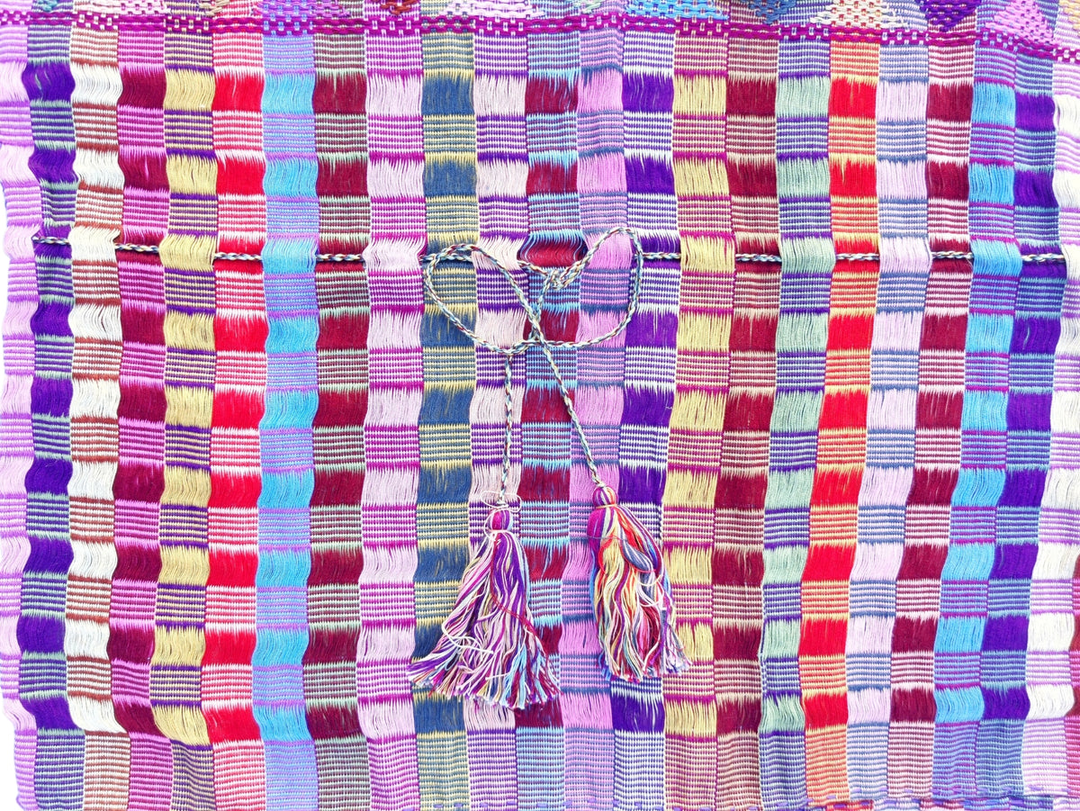 MEXICAN WAIST LOOM CRAFTED  LUPITA HUIPIL