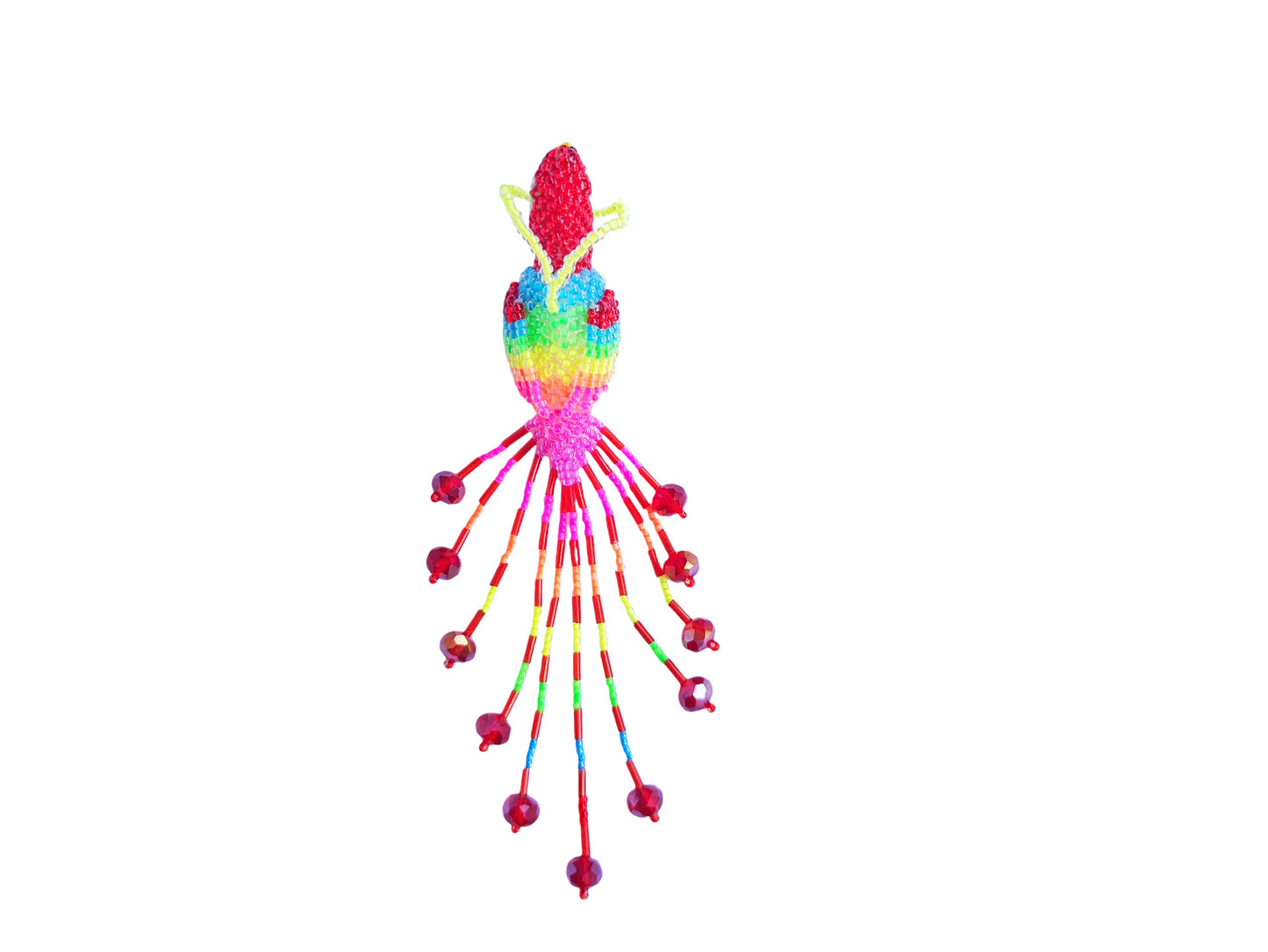 BEADED MACAW ORNAMENT
