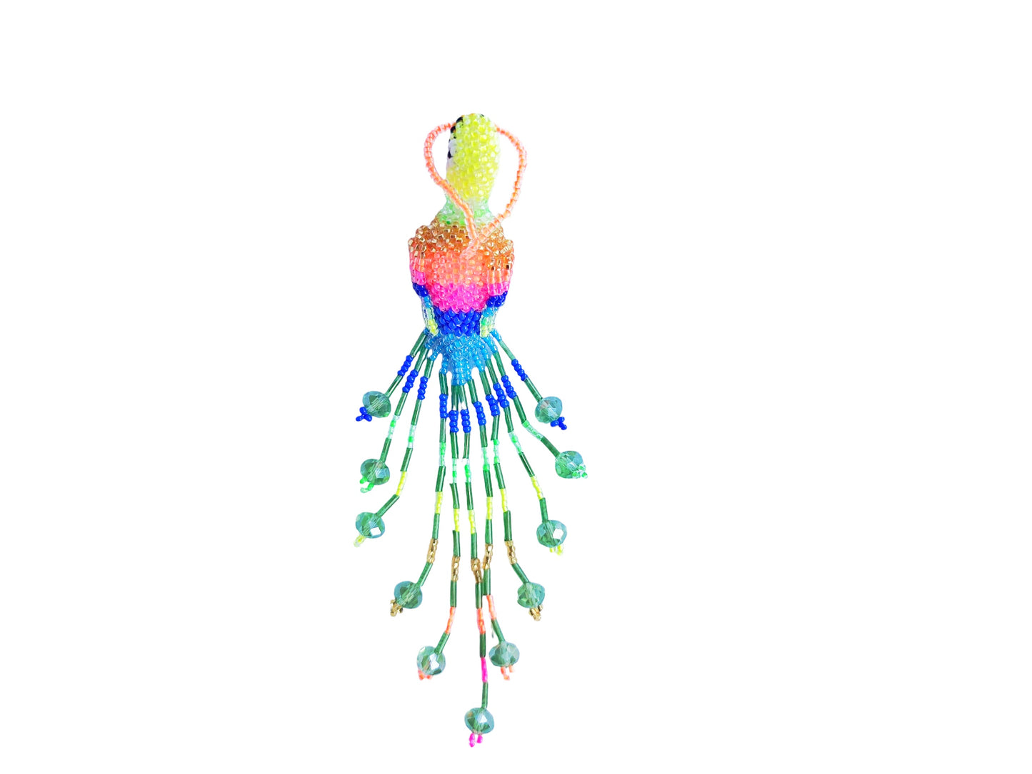 BEADED MACAW ORNAMENT