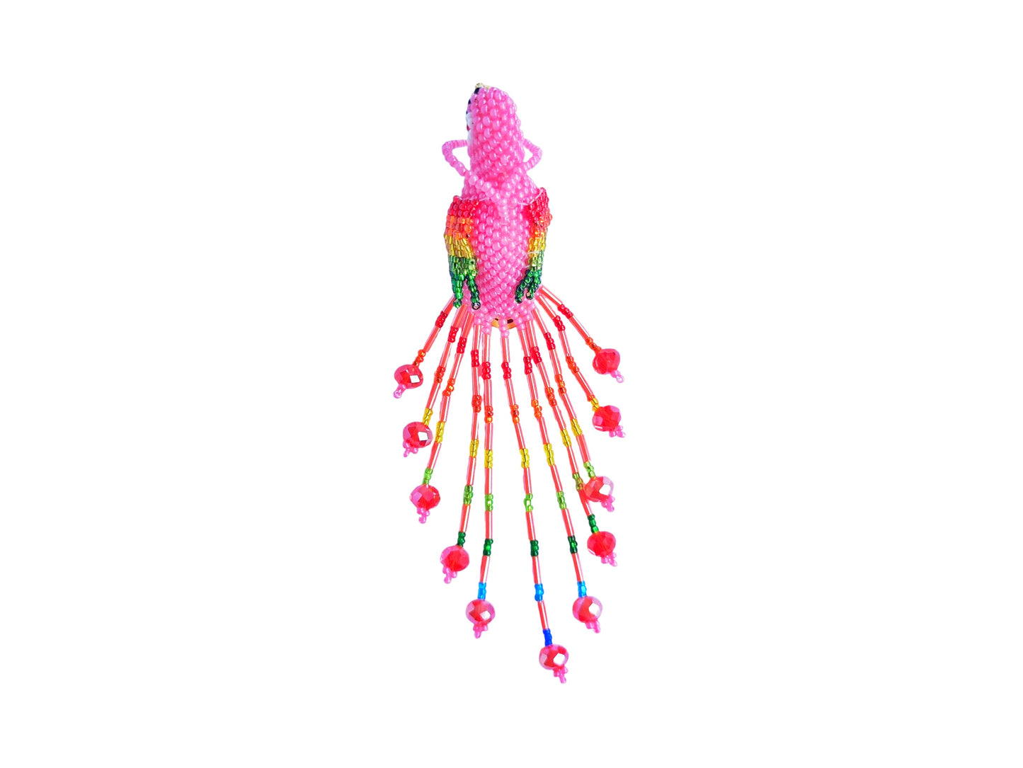 BEADED MACAW ORNAMENT