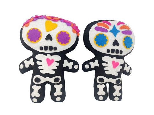 FELT CANDY SKULL