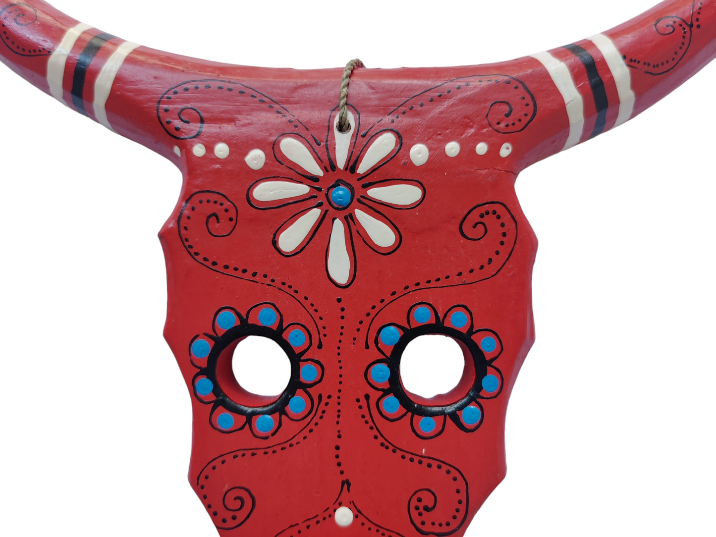 CANDY SKULL BUFFALO MASK