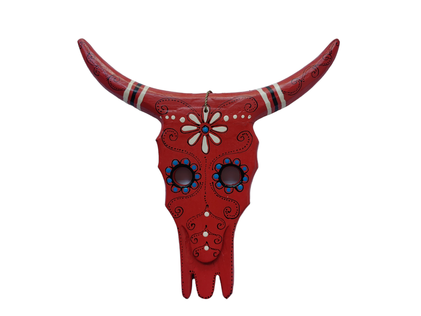 CANDY SKULL BUFFALO MASK