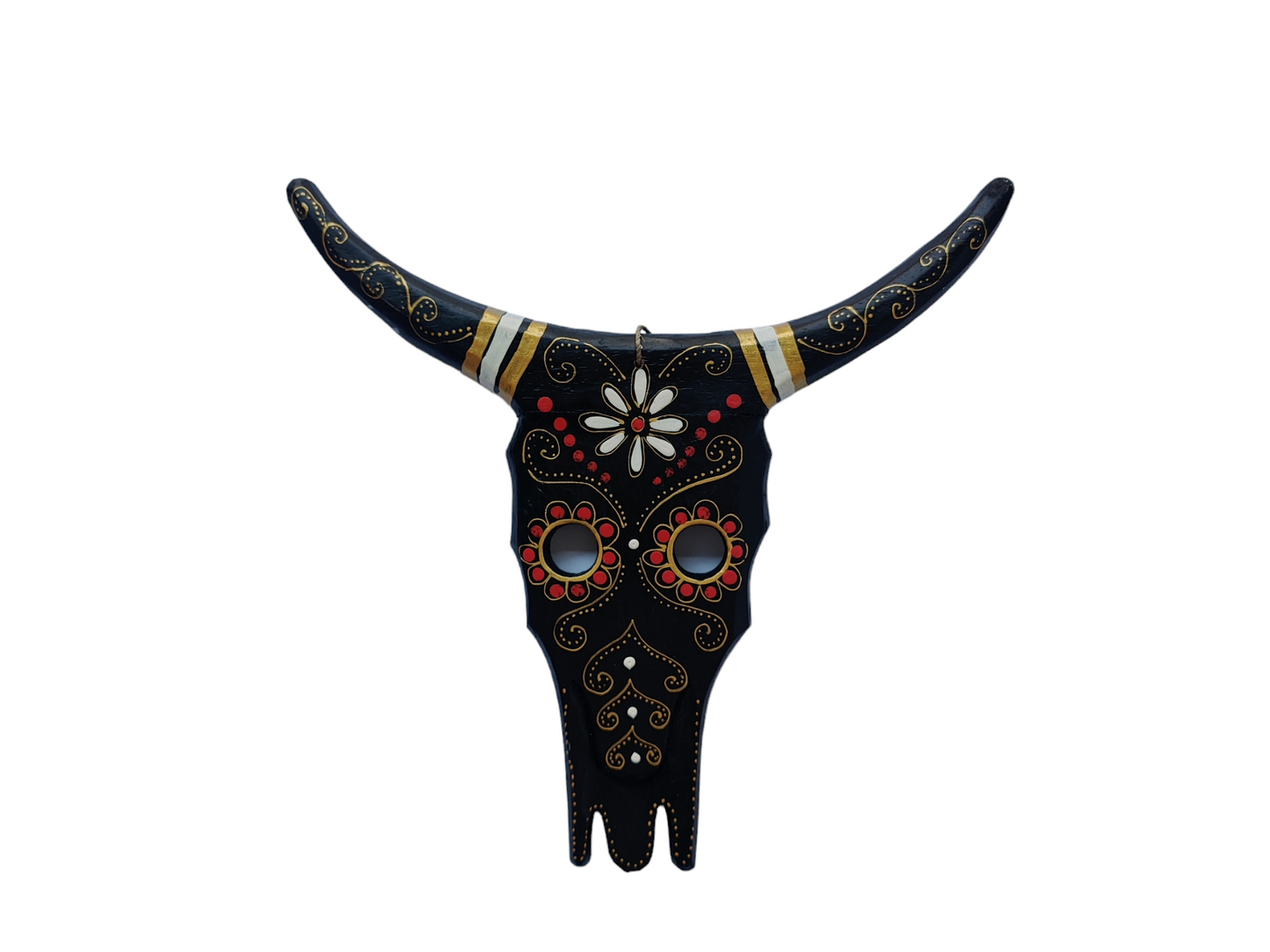 CANDY SKULL BUFFALO MASK