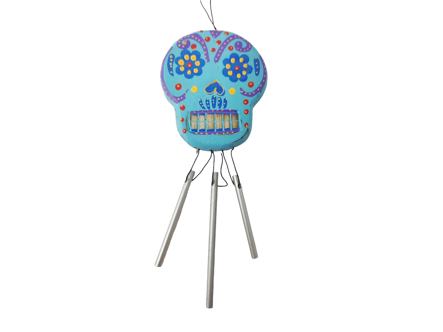 CANDY SKULL WIND CHIME