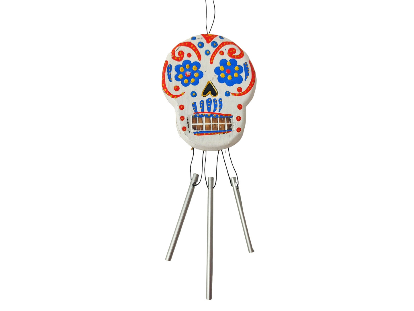 CANDY SKULL WIND CHIME