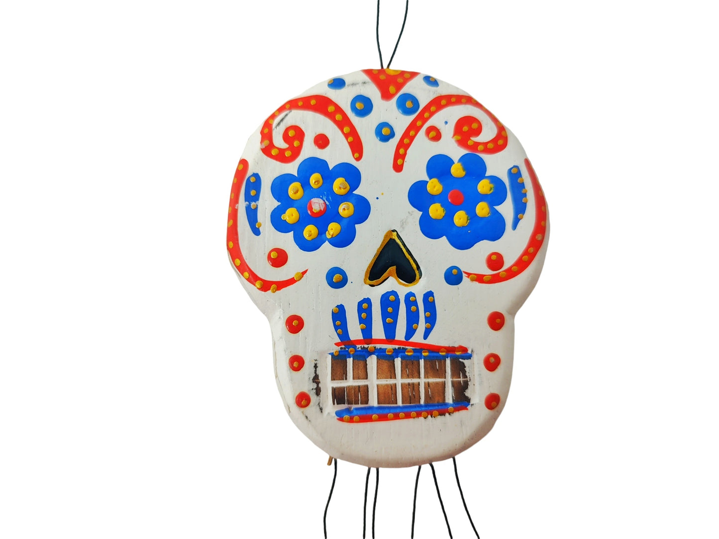 CANDY SKULL WIND CHIME