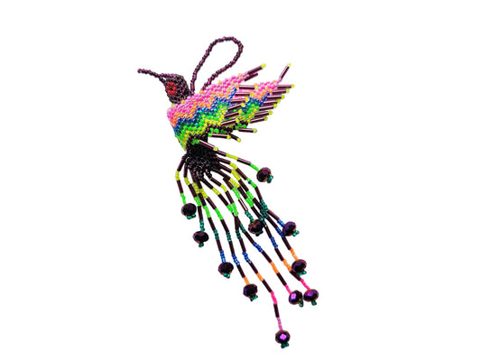 BEADED HUMMINGBIRD ORNAMENT