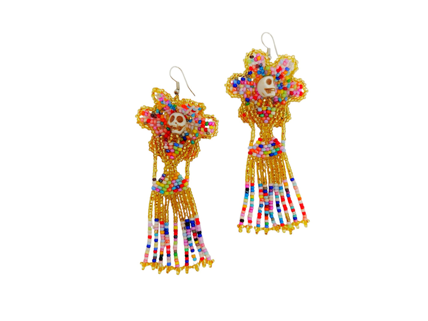 MEXICAN CATRINA EARRINGS LONG