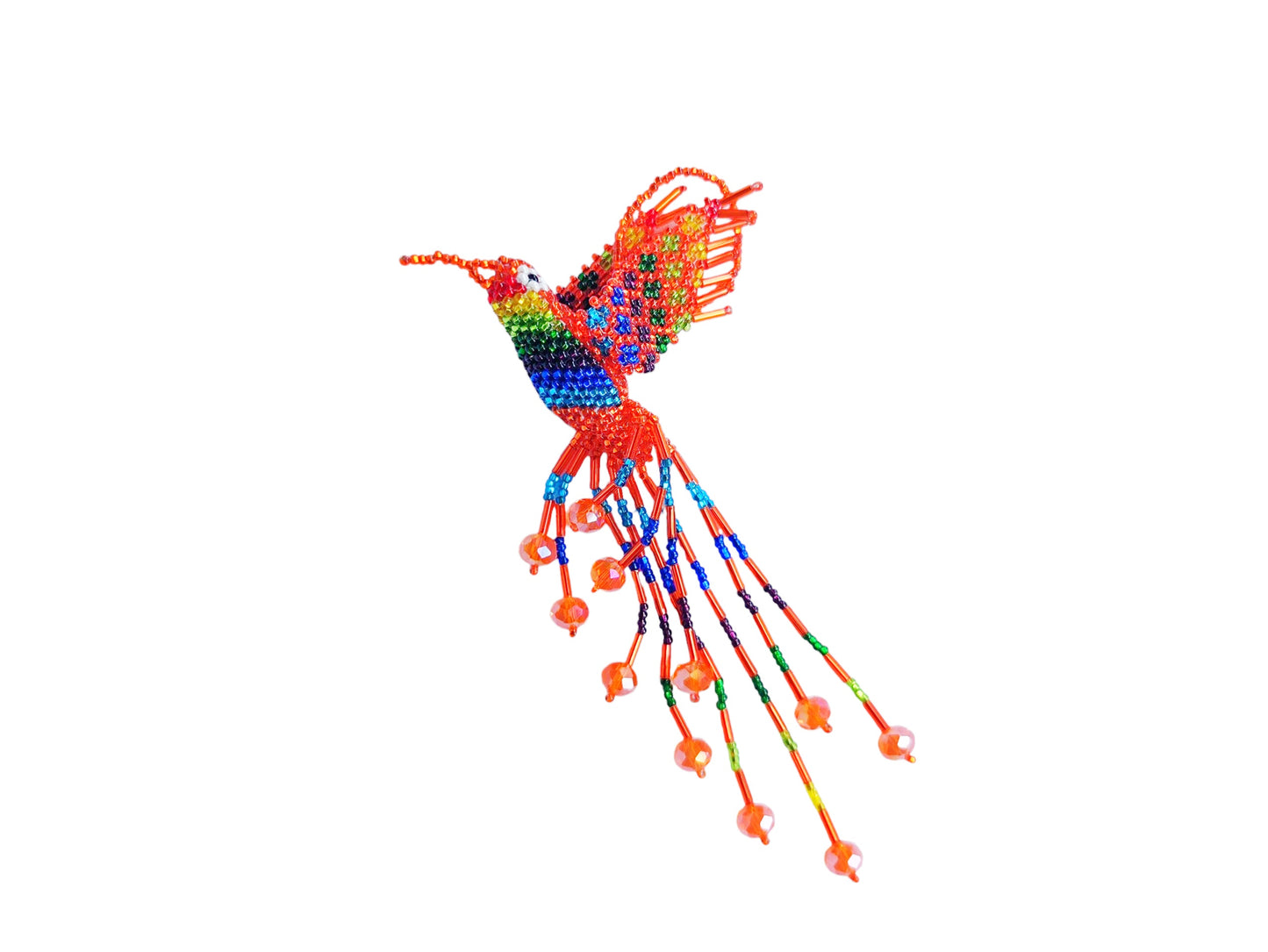 BEADED HUMMINGBIRD ORNAMENT