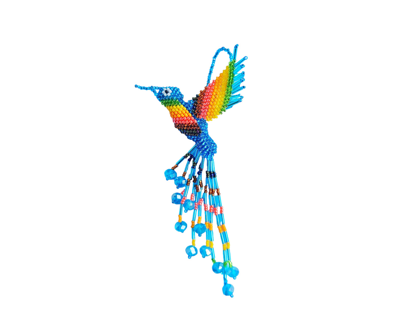 BEADED HUMMINGBIRD ORNAMENT