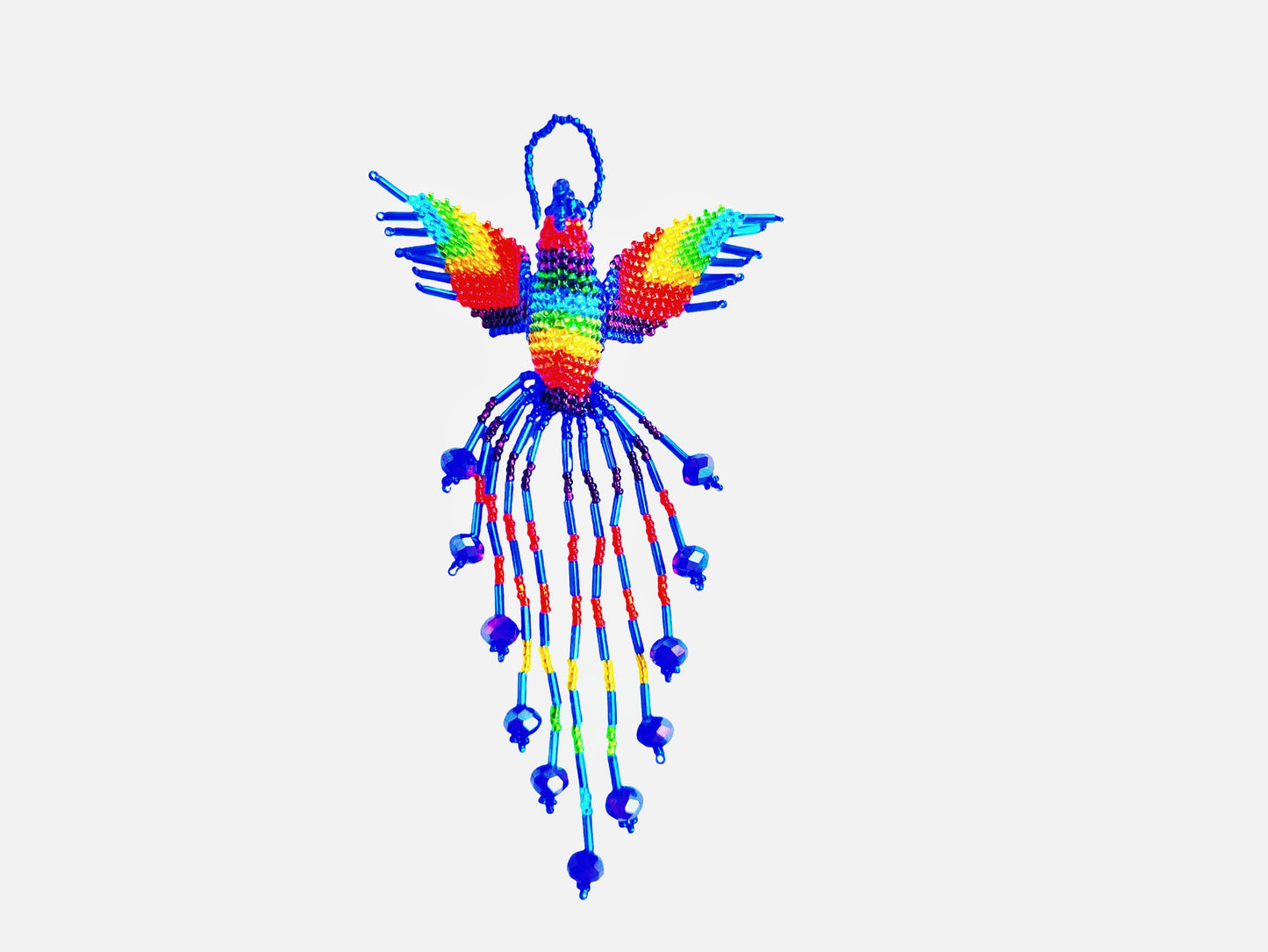 BEADED HUMMINGBIRD ORNAMENT