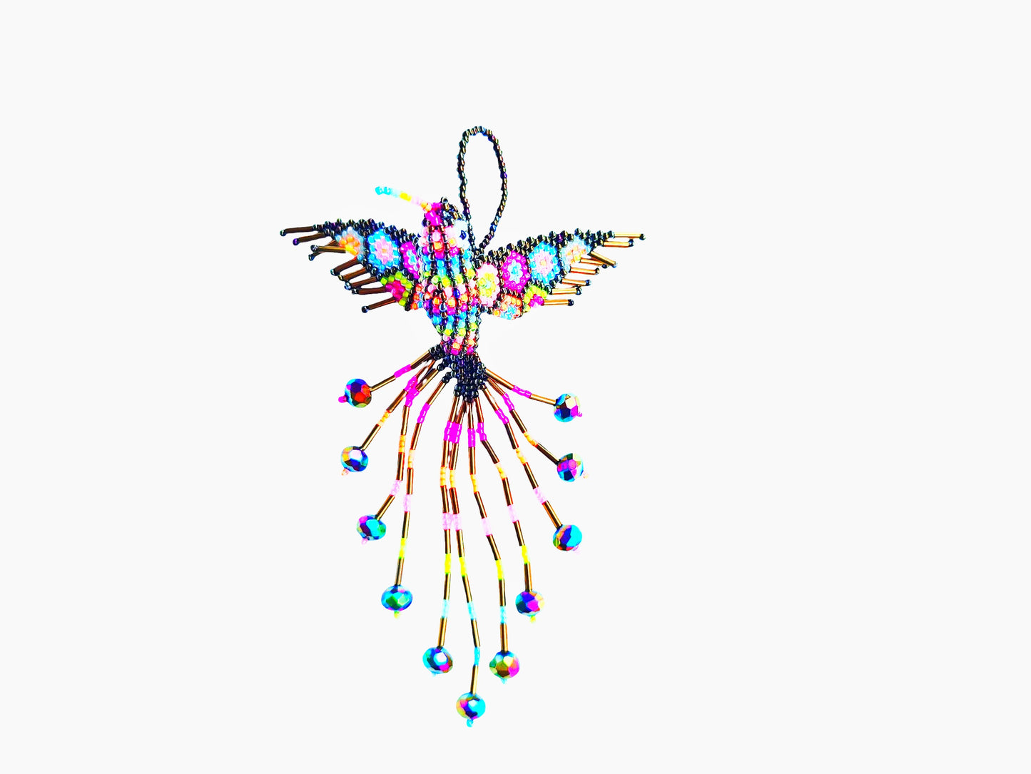 BEADED HUMMINGBIRD ORNAMENT