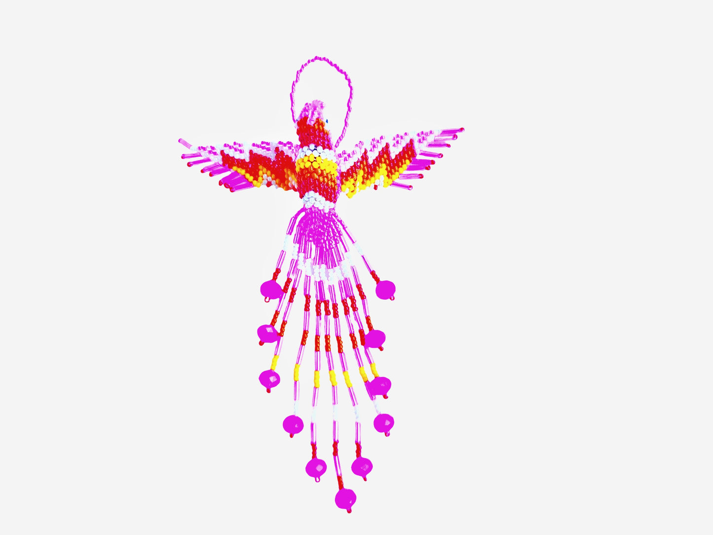 BEADED HUMMINGBIRD ORNAMENT