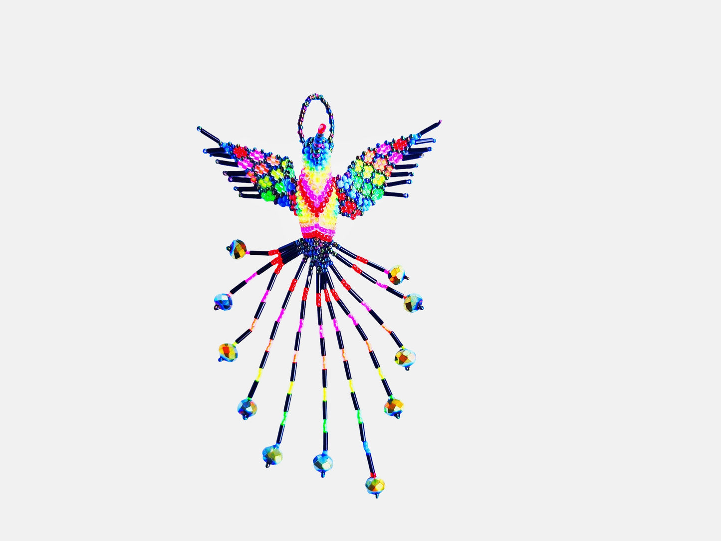 BEADED HUMMINGBIRD ORNAMENT