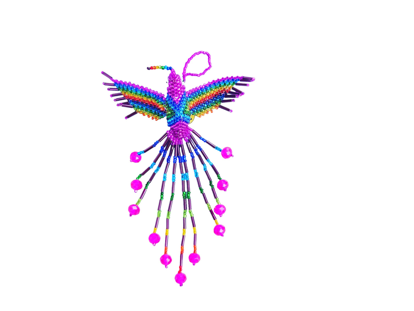 BEADED HUMMINGBIRD ORNAMENT