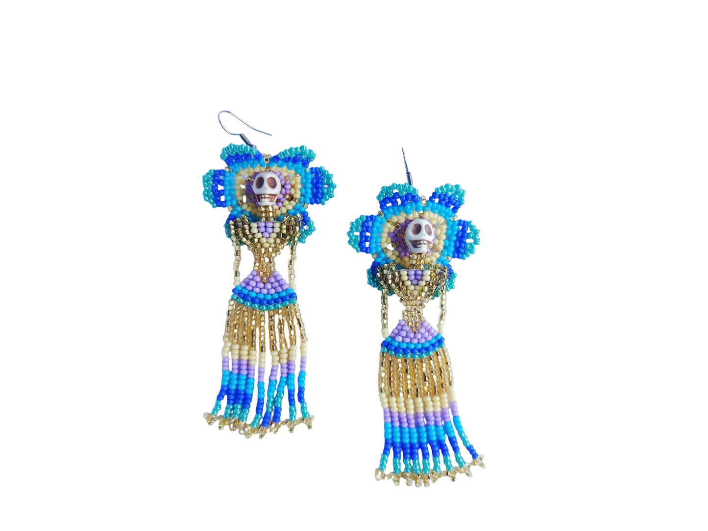 MEXICAN CATRINA EARRINGS LONG