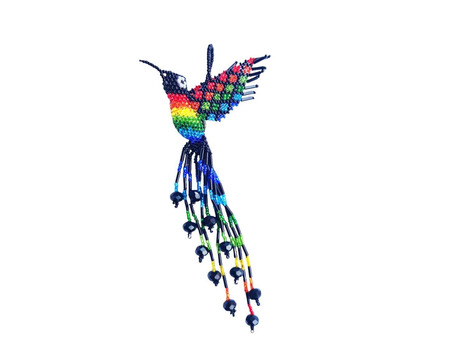 BEADED HUMMINGBIRD ORNAMENT